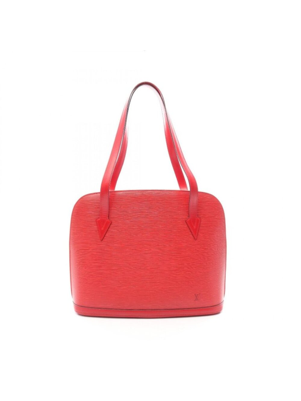 Louis Vuitton Shoulder Bag Lussac Epi Castilian Red Leather